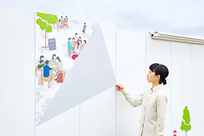 ＭＡＫＵＨＡＲＩ　ＢＡＹ－ＰＡＲＫ　工事用仮囲い