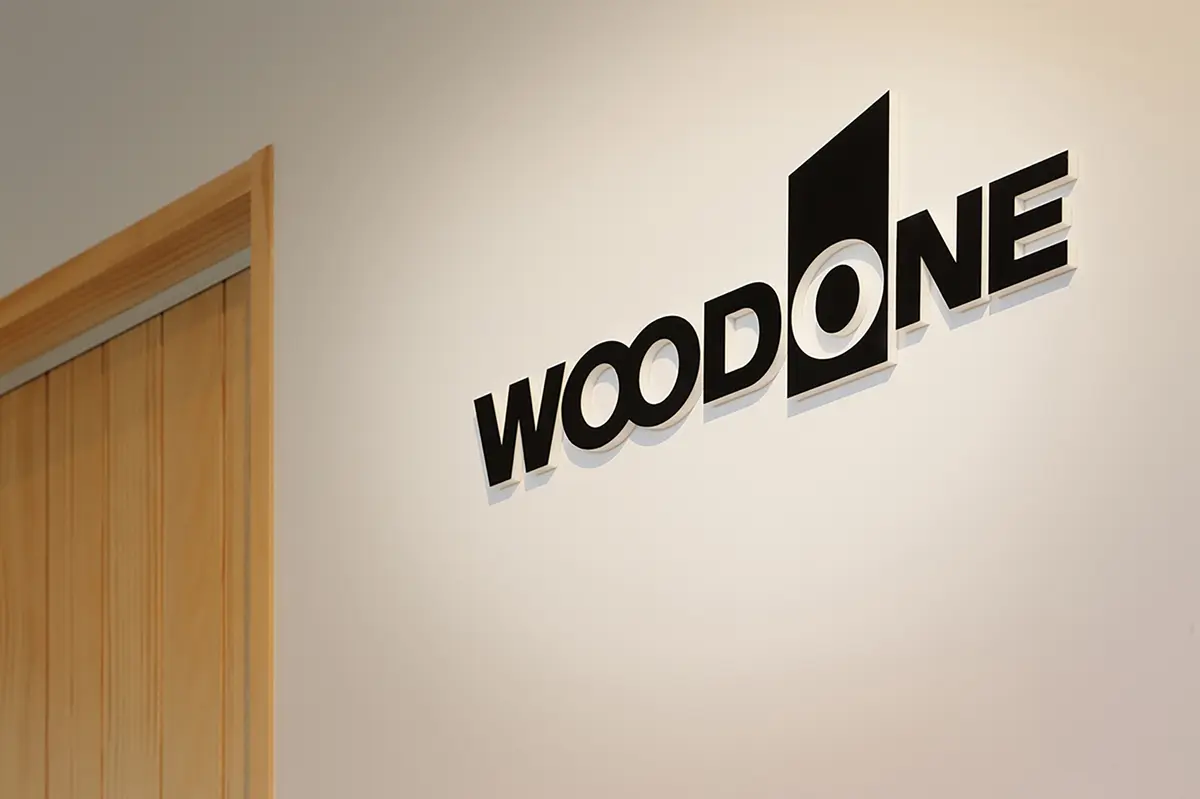 ウッドワン金沢ショールーム サイン計画