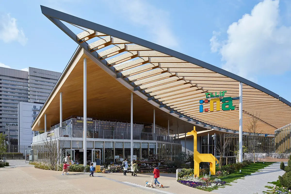 天王寺動物園ゲートエリア　てんしば i:na サイン計画