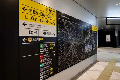 駅、街をつなぐ　“渋谷サイン”プロジェクト