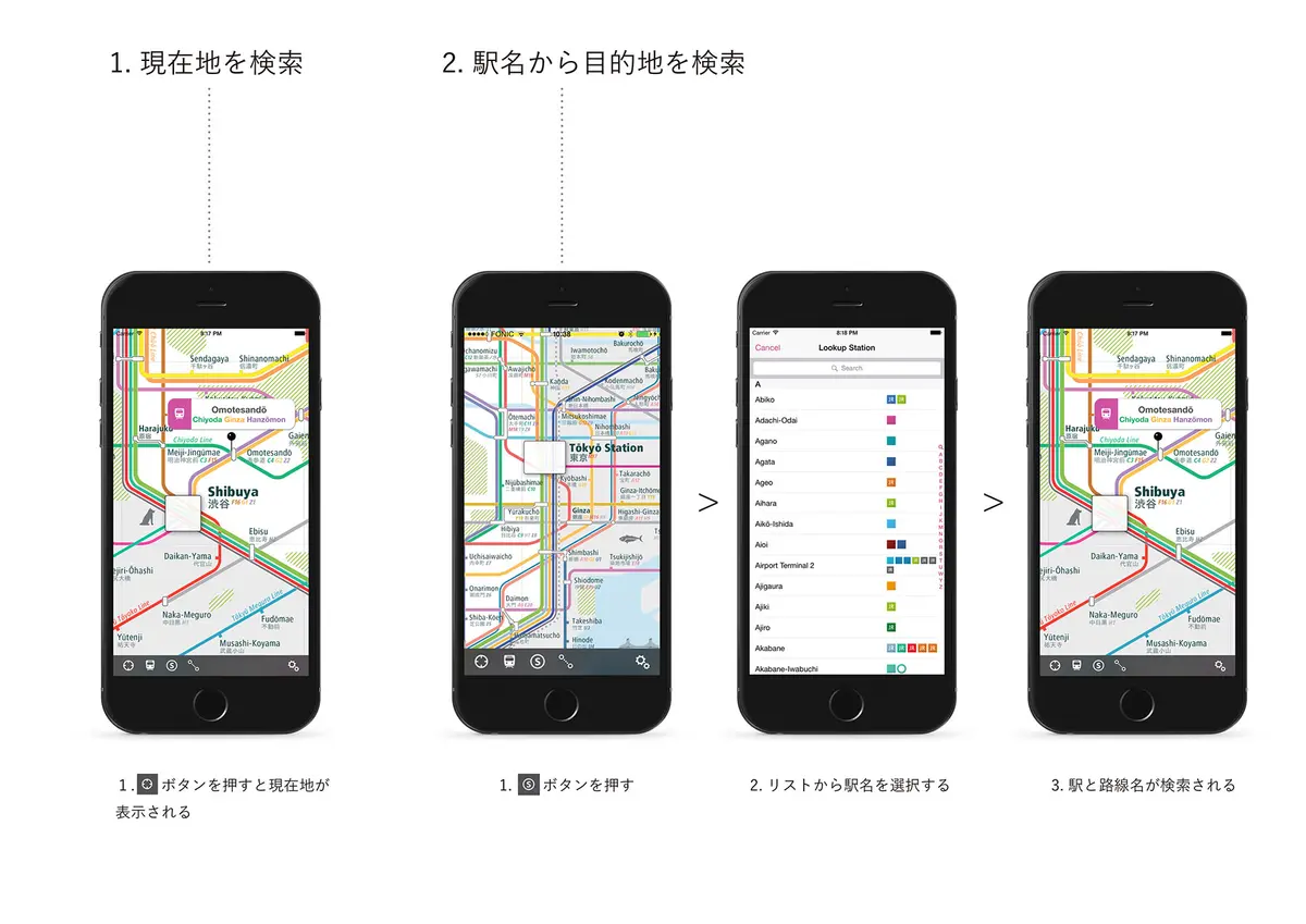 路線図マップアプリ