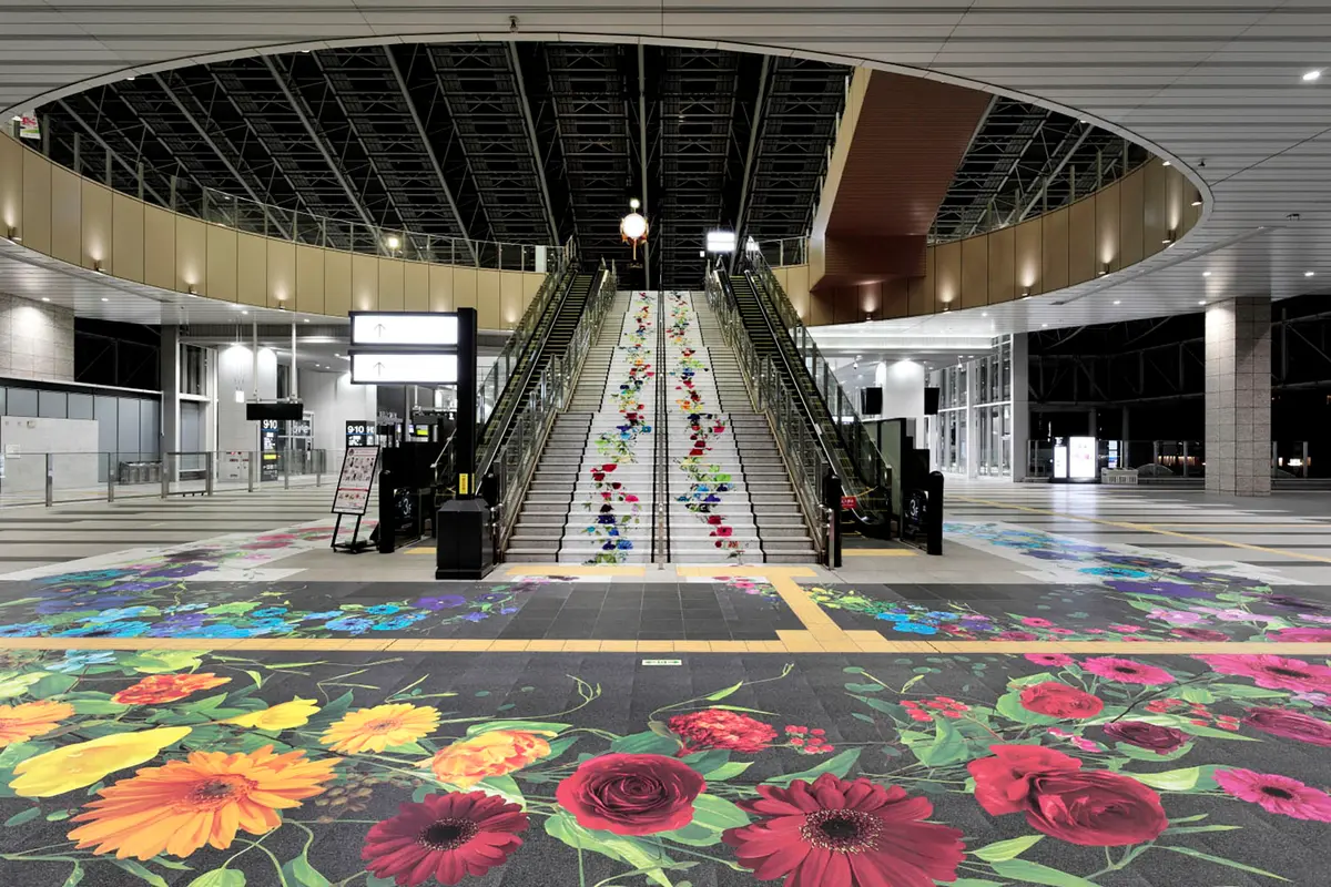 溢れる「花」で賑わい創出