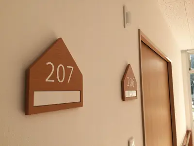 福祉施設の居室サイン