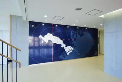 緊急消防援助隊活動拠点　地図サイン