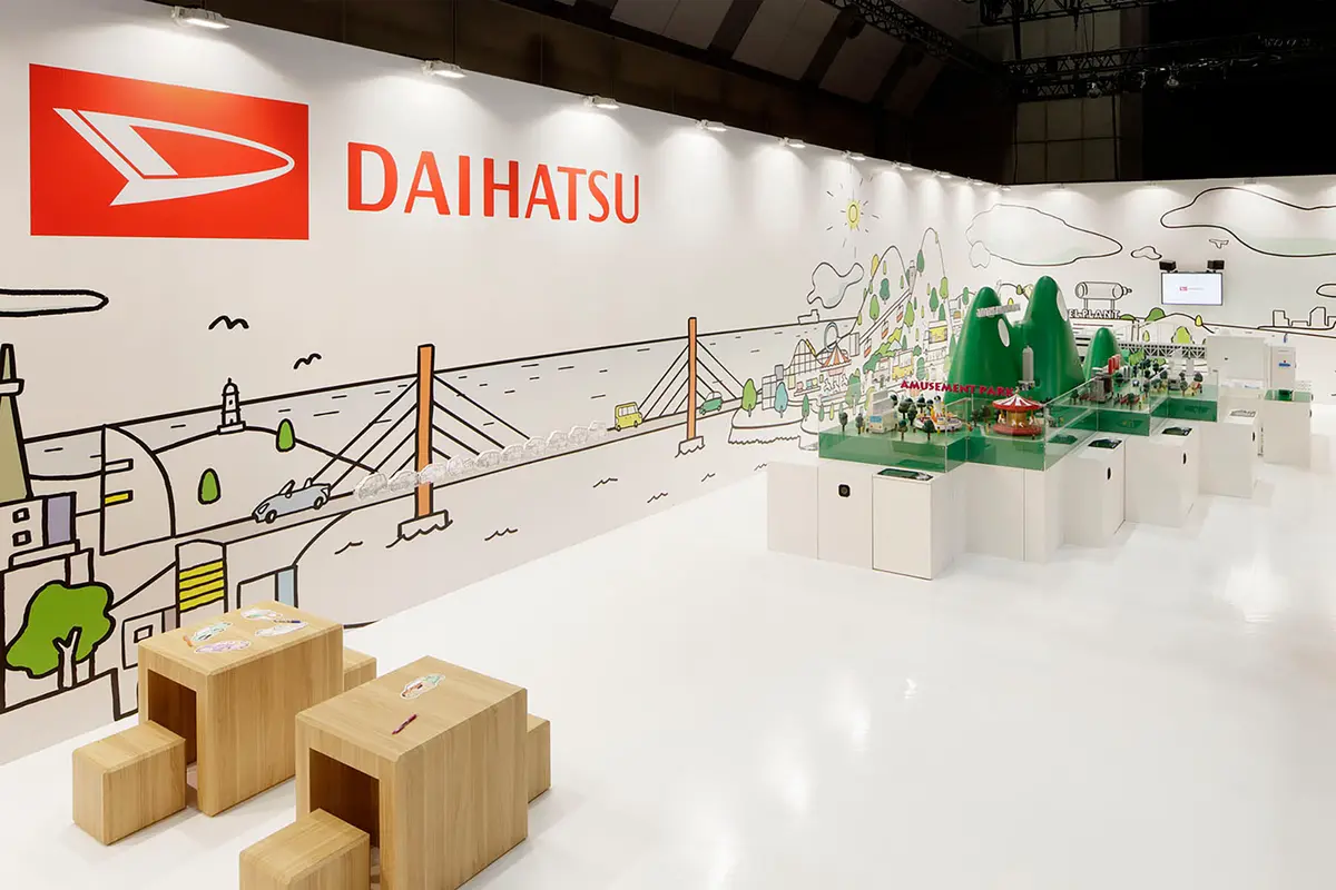 第４４回東京モーターショー　ダイハツブース　技術展示エリア