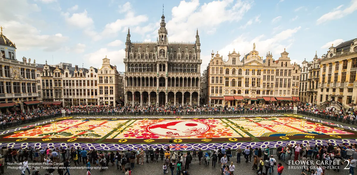 ブリュッセル・フラワーカーペット