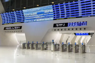 中国嘉興駅サイン計画