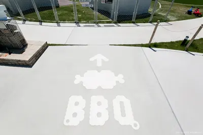 BBQ SPOT KASUGAI サインデザイン