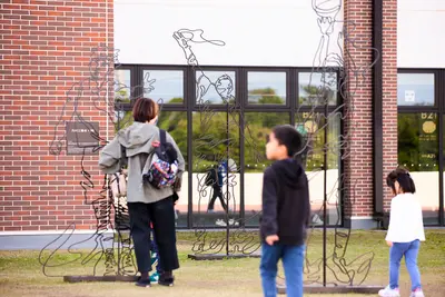 B.LEAGUE ALL-STAR GAME WEEKEND 2024 IN OKINAWA LINEART MONUMENT