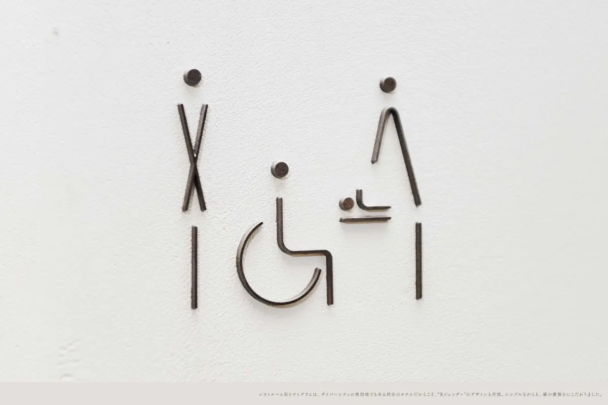 TRUNK(HOTEL) YOYOGI PARK サインデザイン