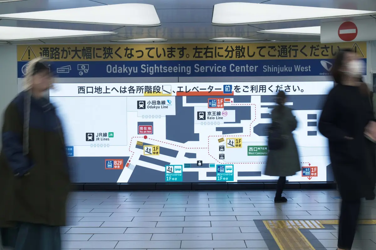 仮囲い変更対応サイン計画　