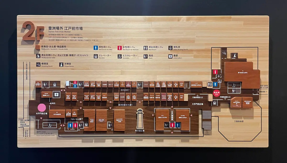 「豊洲 千客万来」サイン計画